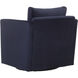 Georgie Abbington Navy Swivel Lounge Chair, Swivel
